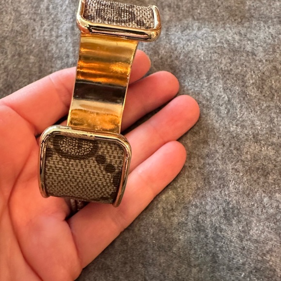 Repurposed Gucci canvas cuff - Picture 7 of 7